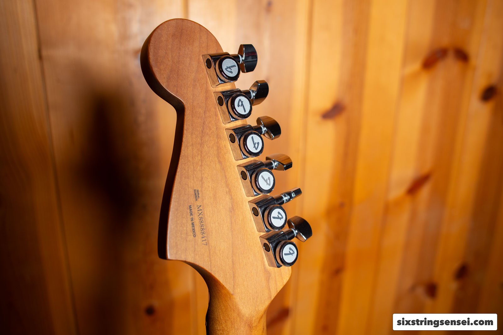 Fender Locking Tuners on a Fender Powercaster
